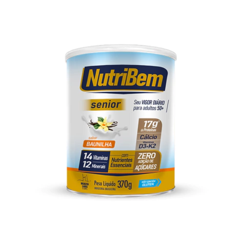 NUTRIBEM SENIOR HEALTH LABS 370G BAUNILHA