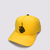 Boné Dedo Aba Curva Amarelo
