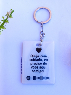 Chaveiro Spotify Personalizado com Foto - comprar online