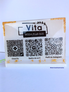 Placa Pix Personalizada