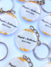 Kit de Chaveiros Redondos para Eventos / Casamento / Aniversário / Brindes