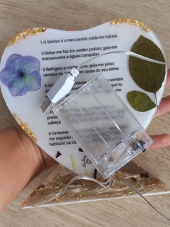 Porta Retrato de Resina com Led - comprar online