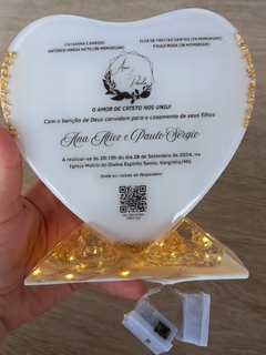 Imagem do Eternização de Resina do Convite de Casamento