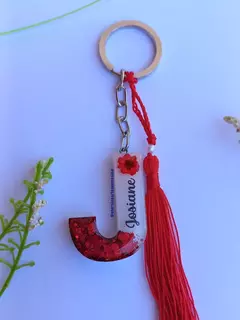 Chaveiro Persobalizado de Letra Colorido em Resina - comprar online