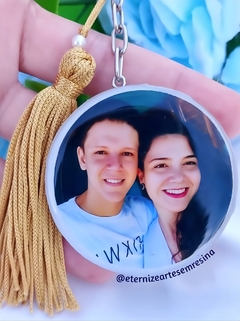 Chaveiro Redondo com Foto / Eternização de Foto no Chaveiro na internet