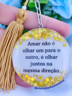 Chaveiro Redondo com Foto / Eternização de Foto no Chaveiro - Eternize