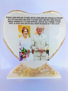 Eternização de Resina do Convite de Casamento - comprar online