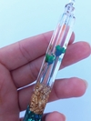 Caneta Personalizada Recarregável de Resina com Flores - comprar online