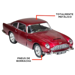 Imagem do Miniatura De Ferro Aston Martin DB5 1/38 12cm KiNSMART