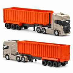 Miniatura Carreta Basculante Scania R730 1/64 Welly - Stage Colecionáveis | Miniaturas de Carros, Motos, Aviões e Caminhões