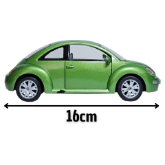 Miniatura De Ferro Volkswagen New Beetle 1/24 KINSMART - comprar online