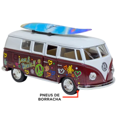 Miniatura De Ferro Volkswagen Kombi 1962 12cm 1/32 - comprar online