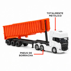 Miniatura Carreta Basculante Scania R730 1/64 Welly - comprar online