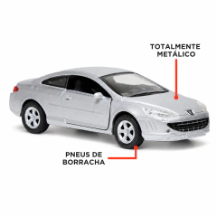 Miniatura De Ferro Peugeot 407 Coupe 2005 1/32 13cm NewRay - comprar online