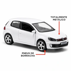 Miniatura De Ferro Volkswagen Golf GTI 12cm 1:32 - Stage Colecionáveis | Miniaturas de Carros, Motos, Aviões e Caminhões