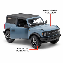 Miniatura De Ferro Ford Bronco Badlands 17cm 1/24 - Stage Colecionáveis | Miniaturas de Carros, Motos, Aviões e Caminhões