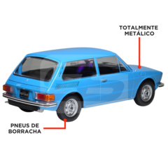Miniatura De Ferro Volkswagen Brasilia 1976 17cm 1/24