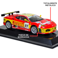 Miniatura Ferro Ferrari F430 GTC Le Mans 2008 1/43 Bburago - Stage Colecionáveis | Miniaturas de Carros, Motos, Aviões e Caminhões