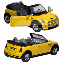 Miniatura De Ferro Mini Cooper S Cabrio 12cm 1/28