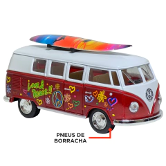 Miniatura De Ferro Volkswagen Kombi 1962 12cm 1/32 - comprar online