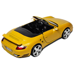 Miniatura De Ferro Porsche 911 Turbo Cabrio 1/24 Motor Max na internet