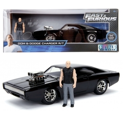 Miniatura Dodge Charger Velozes Furiosos Boneco Toretto 1/24
