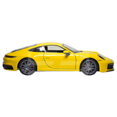 Miniatura De Ferro Porsche 911 Carrera 4S 18cm 1/24 Welly