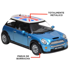 Miniatura De Ferro Mini Cooper S 1/28 12cm Kinsmart - comprar online