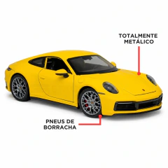 Miniatura De Ferro Porsche 911 Carrera 4S 18cm 1/24 Welly - comprar online