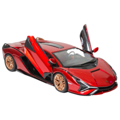 Miniatura De Ferro Lamborghini Sian FKP37 18cm 1/24 Bburago