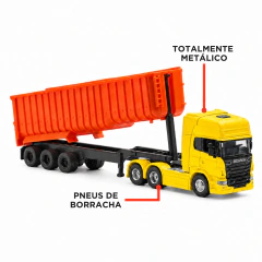 Miniatura Carreta Basculante Scania R730 1/64 Welly - comprar online