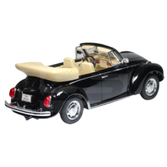 Miniatura Ferro Volkswagen Fusca Conversível 1/24 16cm Welly na internet
