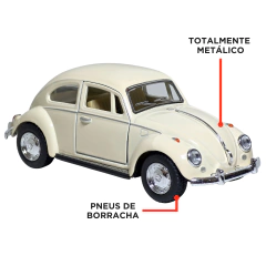 Miniatura De Ferro Volkswagen Fusca 1967 12cm 1/32 - comprar online