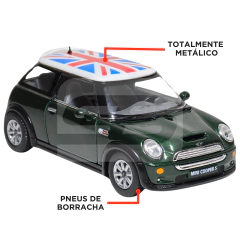 Miniatura De Ferro Mini Cooper S 1/28 12cm Kinsmart - comprar online