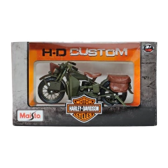 Miniatura Harley Davidson WLA Flat Head 1942 1/18 Maisto - comprar online