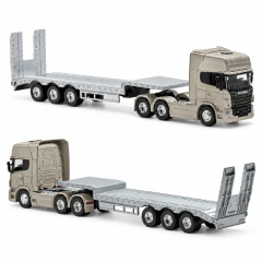 Miniatura Scania R730 V8 Carreta Plataforma Reboque 1/64 - Stage Colecionáveis | Miniaturas de Carros, Motos, Aviões e Caminhões