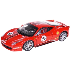 Miniatura De Ferro Ferrari 458 Challenge 18cm 1:24 Burago - comprar online