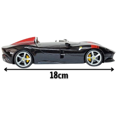 Miniatura De Ferro Ferrari Monza SP1 18cm 1/24 Bburago - comprar online