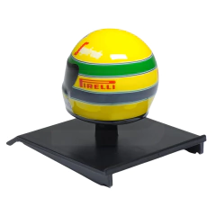 Miniatura Capacete Ayrton Senna 1984 1/10 Minichamps na internet