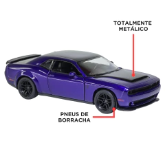 Miniatura Ferro Dodge Challenger SRT Demon 2023 12cm 1/40 - comprar online