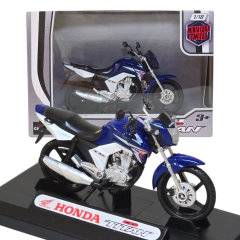 Miniatura De Ferro Honda CG Titan 150 2014 16cm 1/18