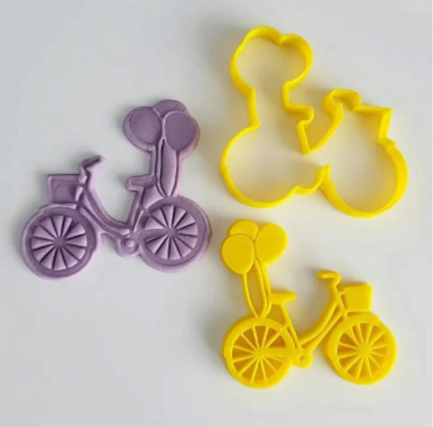 Bicicleta com bexigas