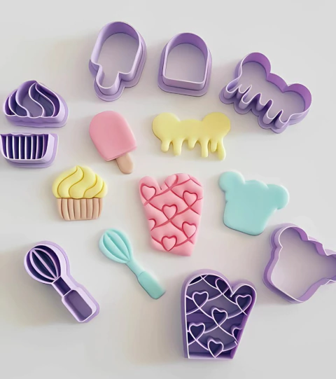 Kit Mini Cortadores Confeitaria - comprar online