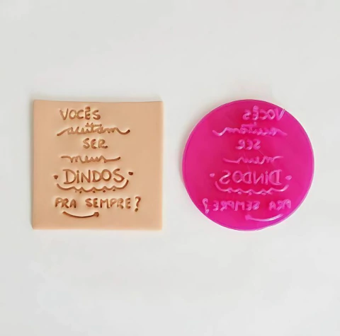 Batizado Cortador Mensagem Padrinhos - comprar online