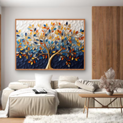 QUADRO ÁRVORE DA COLORS AZUL - comprar online