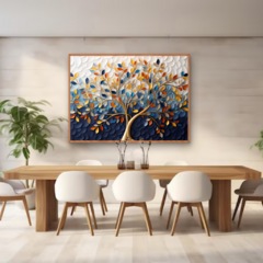 QUADRO ÁRVORE DA COLORS AZUL na internet