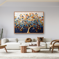 QUADRO ÁRVORE DA COLORS AZUL