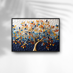 QUADRO ÁRVORE DA COLORS AZUL - loja online