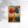 QUADRO ÁRVORE DA ABSTRATA BELAS CORES - comprar online