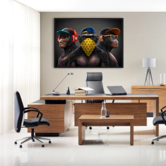 Imagem do QUADRO GORILAS GANGESTERS